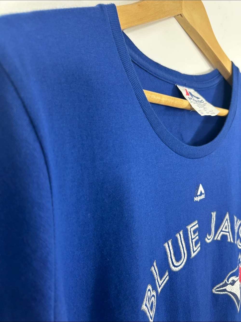 Toronto Blue Jays Royal Blue Short Sleeve Tee Baseball Summer Fan Ball Sport - Picture 4 of 7